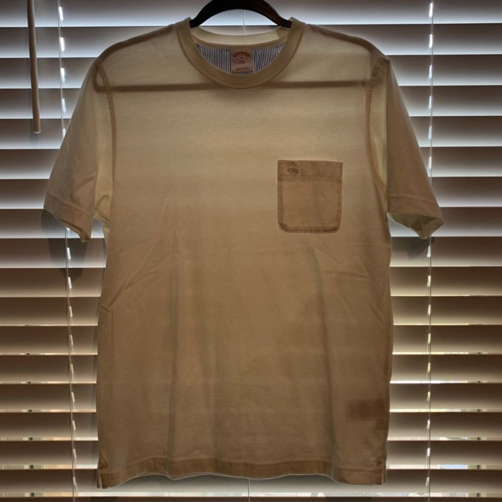 Brooks Brothers 346 Pocket Tee White